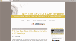 Desktop Screenshot of butidohavealawdegree.com